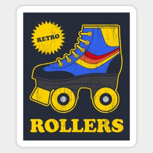 Retro Rollers Sticker